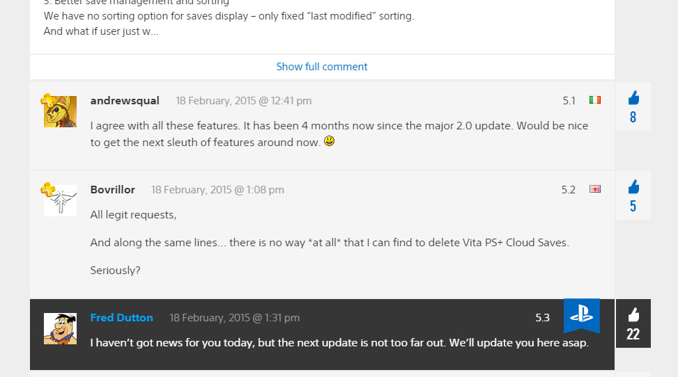 Nächste Firmware Update erscheint in naher Zukunft